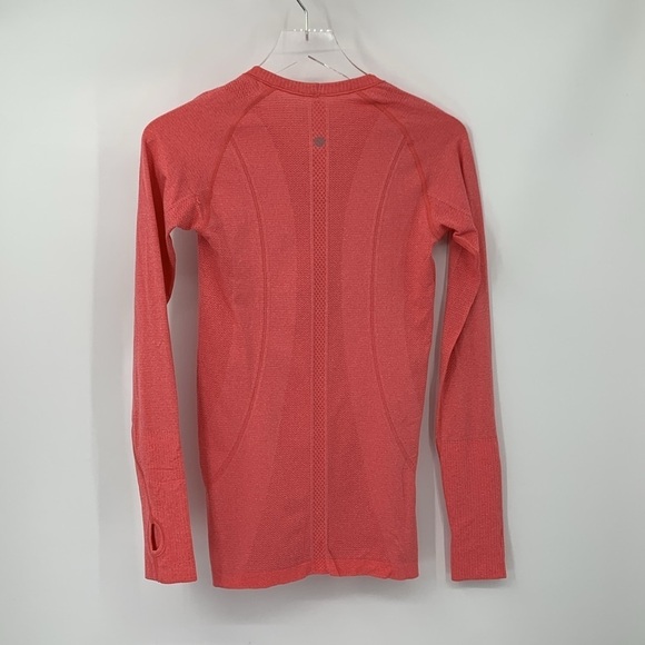 Lululemon Swiftly Tech long sleeve crew shirt top pink athletic thumb women 6 - Picture 5 of 7